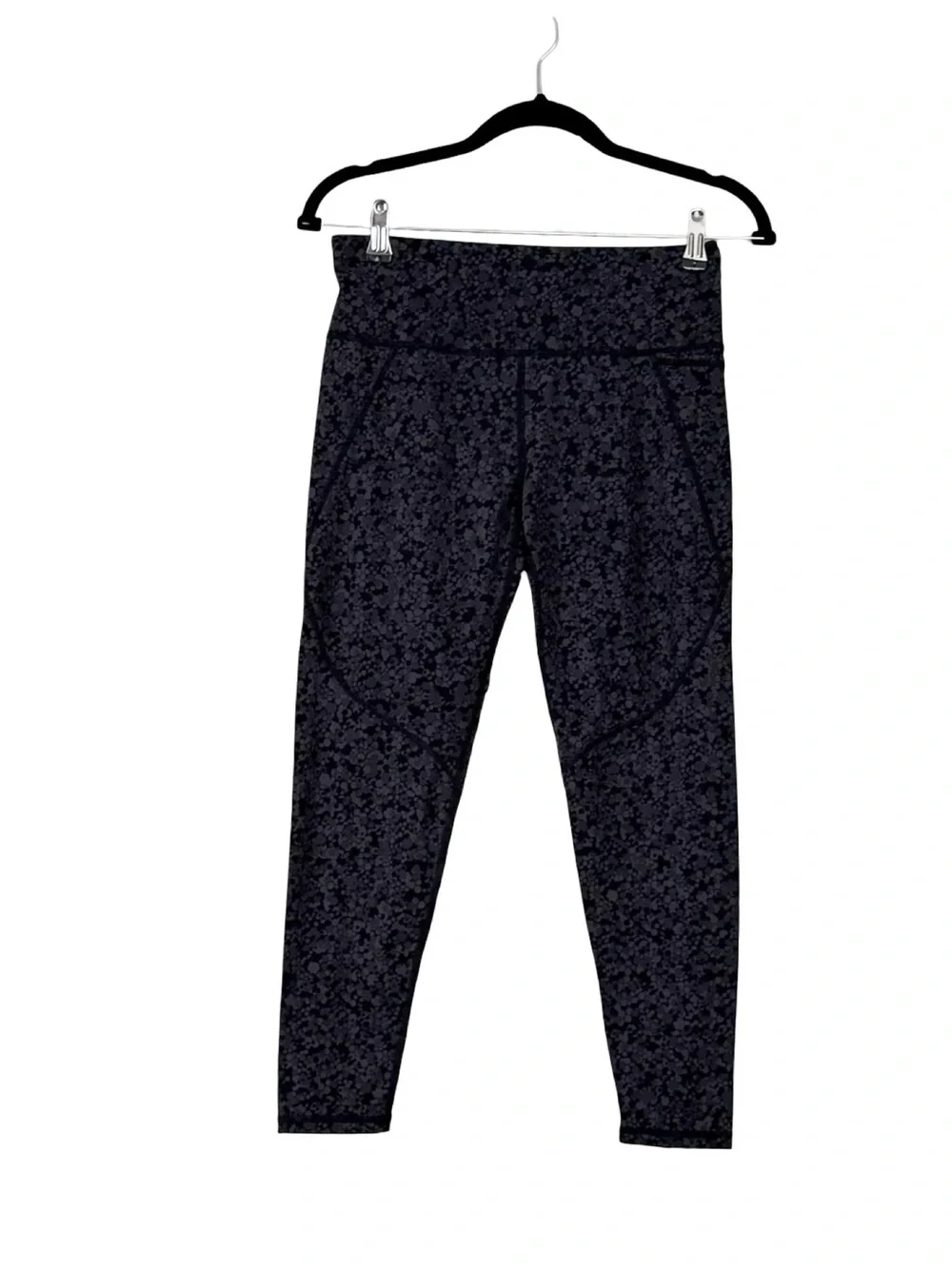 SWEATY BETTY The Power Workout Geometric Printed Gray Perfomance Leggings Sz S